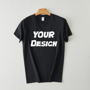 Camiseta Personalizada para Hombre, 100% Algodón, Cuello Redondo, Manga Corta, Color Sólido, Transpirable, Corte Regular, Estilo Casual - Product Image 4
