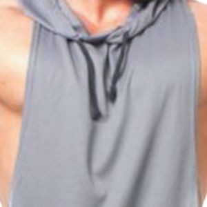 Camiseta Deportiva sin Mangas para Hombre, Estilo Racerback, Ligera, Transpirable, para Gimnasio, Fitness, Ropa Deportiva Activa, OEM - Product Image 3