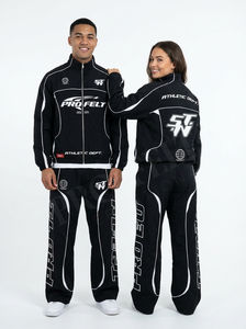 Conjunto Deportivo de Nylon con Estilo Personalizado, Chaqueta con Cierre Completo y Ribete Blanco, Pantalones Deportivos, Ropa Deportiva a Prueba de Viento - Product Image 5