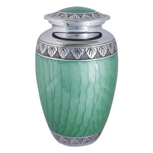 Handmade Metal Cremation Urn for Human Ashes Large Capacity Adult <b>Memorial</b> Funeral Urn - Product Image 1