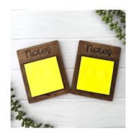 Support en bois pour bloc-notes et organiseur de liste de tâches quotidiennes