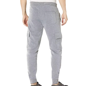 Men's New Style Baggy Straight Leg Jogger Mid <b>Elastic</b> Waist Cotton Sweatpants with Custom Logo OEM Service Casual Style - Product Image 5