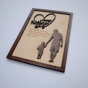 Grande réduction sur le plus beau cadre en bois fait à la main en 2023, chaud pour le père spécial dans votre vie avec un - Product Image 2