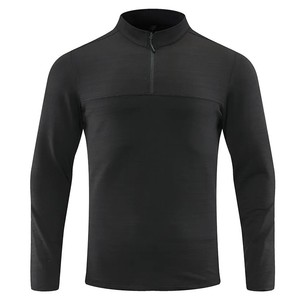 Camiseta Deportiva de Manga Corta para Hombre, Cuello Redondo, Tejido de Punto, 100% Algodón, Color Negro, Corte Regular, Logotipo Frontal, Transpirable y de Secado Rápido - Product Image 3