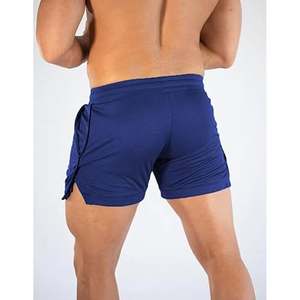 Shorts décontractés pour hommes, très demandés, en tissu mélange de coton, taille à cordon de serrage, coupe décontractée, détail poche latérale, couleurs et tailles personnalisées - Product Image 2
