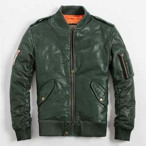 Nouvelle veste d'hiver formelle légère pour homme, design sur mesure OEM, veste en cuir respirante de haute qualité pour la vente en ligne - Product Image 1