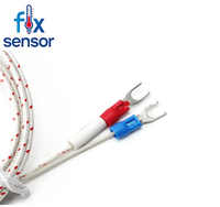 Termopares tipo sonda impermeables, sensores de temperatura tipo K y tipo E, controladores de temperatura, termistores tipo sonda
