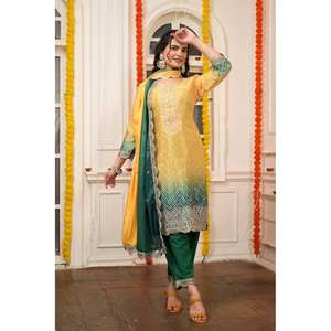 Costume de fête pour femmes avec broderie séquentielle - Product Image 6