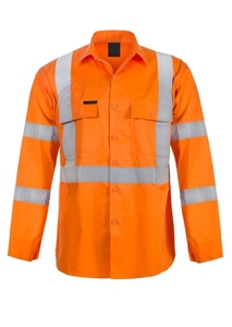 Chemise de travail réfléchissante en polyester pour adulte, haute qualité, respirante, décontractée, haute visibilité, logo personnalisé - Product Image 4
