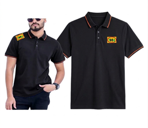 Polo uni pour homme, lot de stock, surplus d'usine, vente en gros, liquidation, qualité export Bangladesh, en vrac - Product Image 2