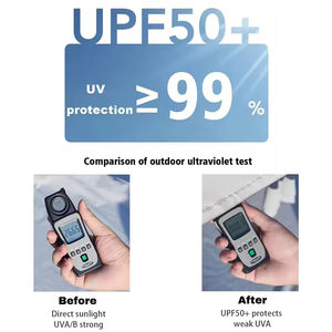 เสื้อตกปลาลายพรางแบบซับลิเมชั่นสั่งทำพิเศษ 220 กรัม เสื้อคลุมกันแดดแบบมีฮู้ด ป้องกันรังสียูวี 50+ แขนยาว เสื้อสำหรับกิจกรรมกลางแจ้ง - Product Image 4