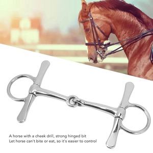 Bridons d'équitation en acier inoxydable de qualité supérieure, confortables, à double articulation, anneaux mobiles, taille personnalisée MARCO WEAR pour - Product Image 5