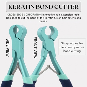 Cortador Profesional de Extensiones de Cabello, Alicates de Acero Inoxidable de Grado Quirúrgico para Remover Extensiones de Queratina Tipo U - Product Image 2