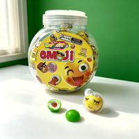 Permen Karet Isi Tutti Frutti Rasa Buah yang Menggembur di Tengahnya, Lucu untuk Pesta Anak, Toko Permen & Hadiah Seru