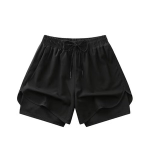 Men'S And Women'S Summer Fashion Sports Quick-Drying Casual Daily Outing Basketball Double-<b>Layer</b> Shorts - Product Image 1