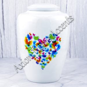 Elegante urna de cremación de aluminio con acabado pulido Hermoso recuerdo conmemorativo de Axiom Home Accents - Product Image 6