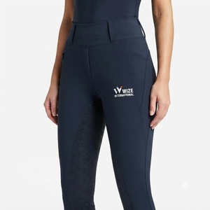 Leggings Largos de Cintura Alta para Mujer WATE INTERNATIONAL, Tejido Elástico en Cuatro Direcciones, Nailon y Spandex con Bolsillos - Product Image 3