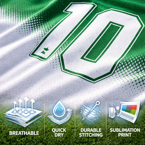 Tenue de football personnalisée pour femmes adultes, écoles, ligues, séchage rapide, respirante, tissu Spandex/Nylon, sublimée, sport - Product Image 4