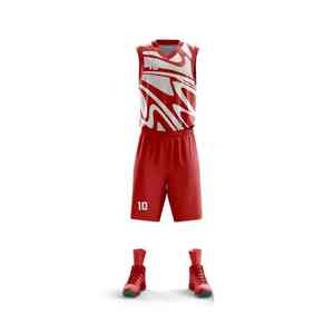 Conjunto de Uniforme de Baloncesto Sublimado Personalizado Profesional, Jersey de Malla de Secado Rápido sin Mangas y Pantalones Cortos, Ropa Deportiva para Hombres y Jóvenes - Product Image 5