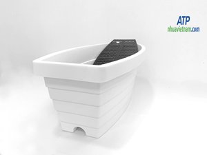 Maceta de PP minimalista moderna en forma de barco, maceta clásica para el hogar, escuela, restaurante, Uso corporativo, súper conveniente - Product Image 6