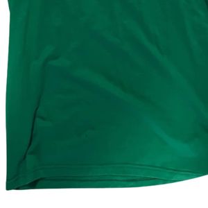 T-shirt vert à col rond avec bordure rose, imprimé graphique « Charter Member », manches courtes, décontracté, en coton, pour femme, vêtement de mode - Product Image 2