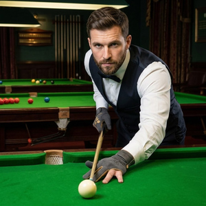 Gants de snooker légers, design respirant, action de la queue fluide, accessoire sportif pour joueurs professionnels et amateurs. - Product Image 5