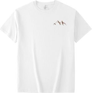 T-shirt streetwear en coton tricoté 100% personnalisé pour homme, coupe classique, décontracté, vierge, 220g, vente en gros, OEM, marque privée - Product Image 3