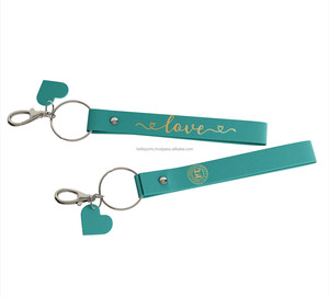 OEM Custom Luxury Metal Logo Keychain Blank <b>Leather</b> <b>Key</b> Ring with PU Wholesale Gifts for Professionals - Product Image 5