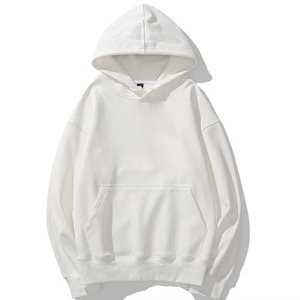 Custom Unisex <b>Pullover</b> Hoodie Red Blank Plain Cotton Fleece Sweatshirt Kangaroo Pocket <b>Men</b> Women OEM Wholesale - Product Image 3