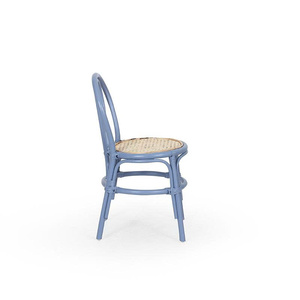 Chaise de salle à manger pour enfants en osier bleu, mobilier de crèche en rotin naturel, chaise de salle de jeux Montessori, fabricant OEM ODM Vietnam - Product Image 3