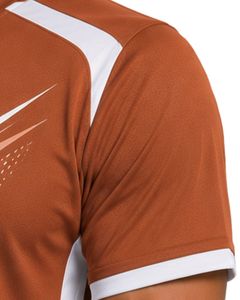 T-shirt de performance marron pour homme, manches courtes, maillot de sport, séchage rapide, respirant, athlétique, entraînement en salle de sport, tee-shirt personnalisé - Product Image 4