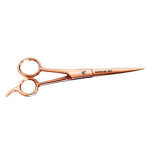 Ciseaux de coiffure en acier inoxydable rose doré à lames lisses et tranchantes de 6,5 pouces - Product Image 3