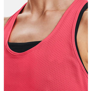 Débardeur de sport côtelé pour femme, longueur standard, décontracté, en jersey uni, personnalisable sur le devant, écologique, respirant, prix de gros - Product Image 2