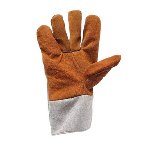 Gants de soudage en cuir extra résistants à la chaleur pour soudeurs TIG – Gants de travail en cuir de bonne qualité – Gants de travail d'exportation - Product Image 4
