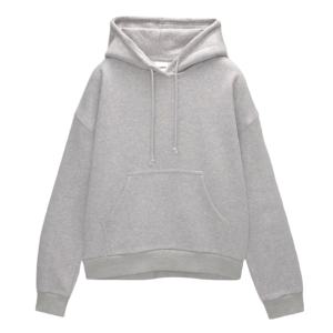 Sudadera con Capucha para Hombre en Gris Jaspeado, Diseño Personalizado, Hombros Lisos, Estilo Deportivo, Transpirable, Tejido de Punto para Otoño - Product Image 1