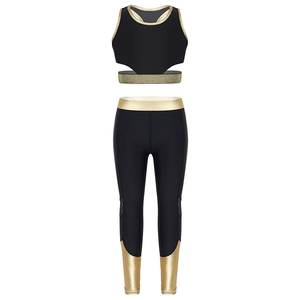 Ensemble de leggings et soutien-gorge de sport taille haute à séchage rapide pour femme, personnalisable, écologique, avec logo frontal, pour le fitness, grandes tailles - Product Image 4