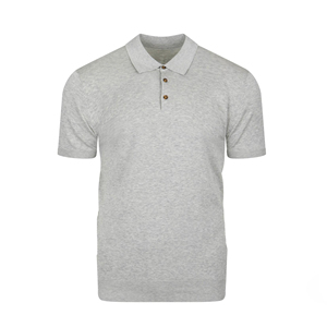 Suéter de Punto Personalizado para Hombre, Cuello Polo, Manga Corta, Primavera y Otoño, Camiseta de Punto con Cuello Polo para Hombre - Product Image 2