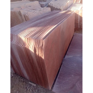 Revêtement de sol extérieur naturel en pierre de grès rouge Jodhpur pour les allées de jardin, les patios et les projets de cours - Product Image 6