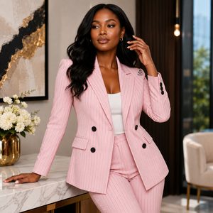 Heritage Masonic Regalia Greek Apparel <b>Women</b> Delta Sigma Business Blazer Coat Sorority Fraternity Cotton Polyester Coat - Product Image 3