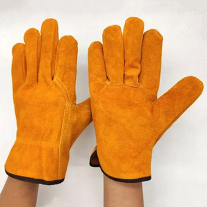Protective Stick Welding Gloves for Welders Outdoor Touch Screen Heavy Duty Leather Safety Long Gloves for Men - Product Image 6