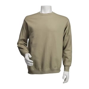 Custom Heavyweight Crewneck Sweatshirt Royal Blue 100% Cotton Fleece <b>Pullover</b> Blank Plain <b>Men</b> Women Classic Fit OEM Bulk - Product Image 6