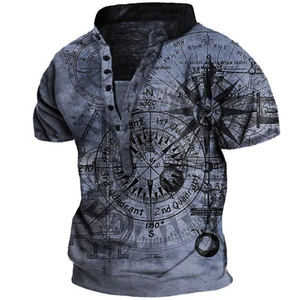 เสื้อยืดคอกลมแขนสั้นทรงปกติสำหรับผู้ชาย ผ้าฝ้าย 100% ลายเรียบ ไม่เป็นขุย แห้งเร็ว สวมใส่สบาย รับผลิตตามสั่ง MOQ ต่ำ - Product Image 2