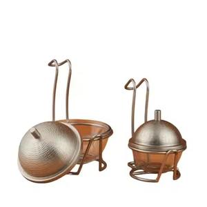 Bol à dattes en métal noir de qualité supérieure en forme de lune, bol décoratif de luxe pour dattes et fruits secs, idéal pour la table de l'iftar du Ramadan - Product Image 6