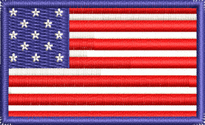 Patch brodé de drapeau national de qualité supérieure – Badge de drapeau national pour vestes, collection de patchs brodés de drapeaux du monde - Product Image 6