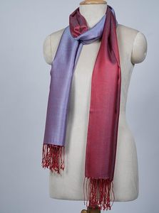 Fashion Cashmere Silk Blend Reversible <b>Shawl</b> for Women Soft Lightweight Dual-Sided Luxury Stole Wrap for Winter <b>Wedding</b> Party - Product Image 2