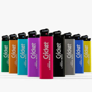 ไฟแช็คคริกเก็ตแบบใช้แล้วทิ้ง/เติมได้ มีสีสัน จำหน่ายแล้ว - Product Image 3