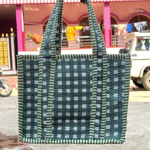 Bolsa de Mano Mini de Tela de Algodón Acolchada, Bolsa de Compras Reutilizable Ecológica, Bolsa de Transporte de Algodón Hecha a Mano, Bolsa de Regalo Personalizada - Product Image 5