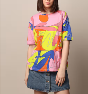 เสื้อยืดผ้าฝ้ายแขนสั้นสำหรับผู้หญิงเสื้อยืดน้ำหนักเบาและลำลองฤดูร้อนเหมาะสำหรับสำนักงานที่บ้านหรือสวมใส่ในสไตล์สตรีททุกวัน - Product Image 4