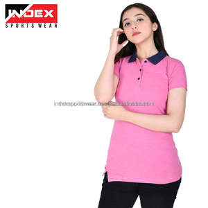 Camiseta Polo para Mujer, Logotipo Personalizado, Manga Corta, Algodón Piqué, Uniforme Casual de Golf, Fabricante OEM, Venta al Por Mayor - Product Image 5