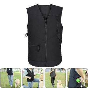 Professional K9 Handler Vest Custom Softshell Winter Training Apparel | Waterproof Dog Trainer Waistcoat with <b>Large</b> <b>Back</b> Pocket - Product Image 6